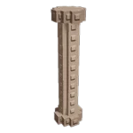 Brown Stone Pillar