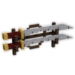 Mounted Katanas