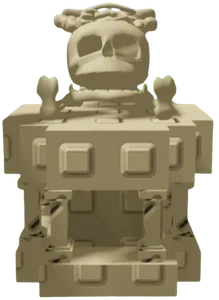 Skeleton Statue