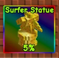 Surfer Statue