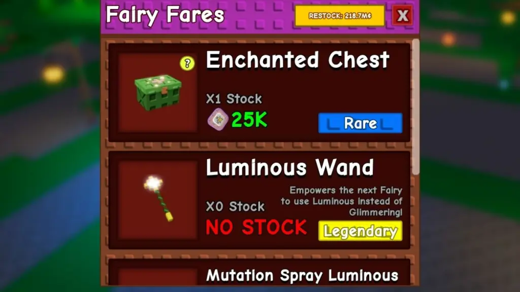 Method 3: Fairy World Shop (Active Grinding)