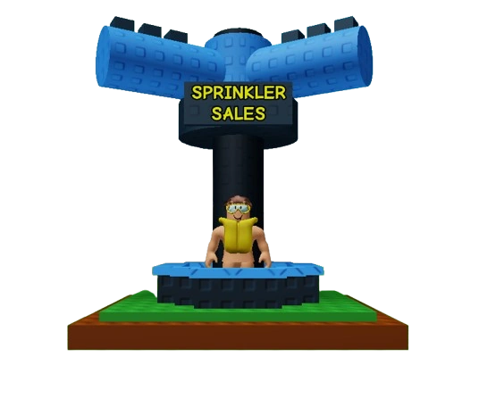 Grow a Garden Sprinkler Salesman NPC